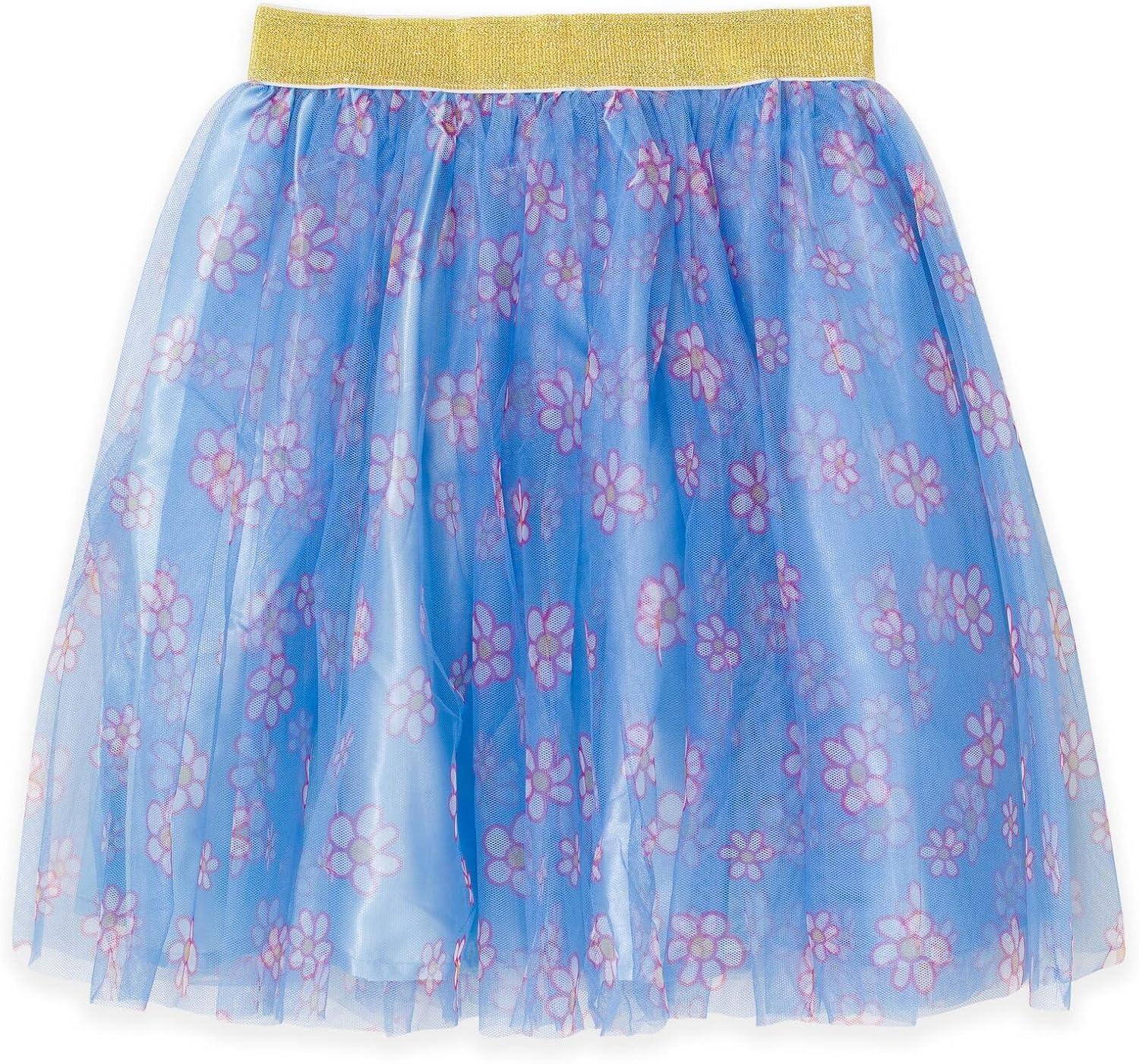 image:imageBluey Floral Birthday TShirt and Mesh Tulle Skirt Outfit Set Infant to Big Kid Sizes 12 Months 1012Pink Blue