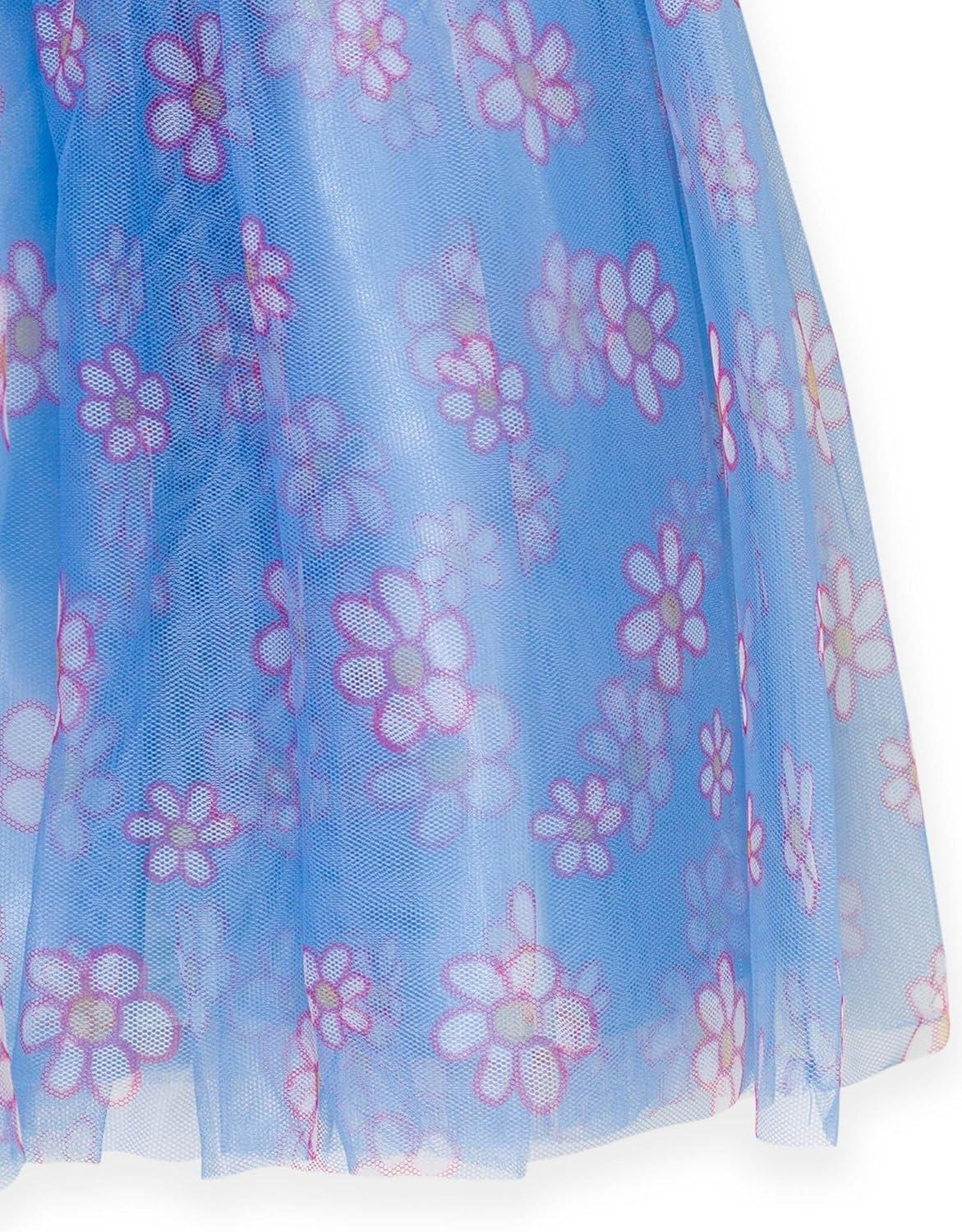 image:imageBluey Floral Birthday TShirt and Mesh Tulle Skirt Outfit Set Infant to Big Kid Sizes 12 Months 1012Pink Blue
