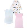 Bluey Girls’ 3-Pack Princess Nightgown, Fantasy Gown, Soft & Cute Pajamas for Kids