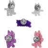 Bluey Pins “Dance Mode” 5 Pack Official License, Pin Set for Backpacks, Bags, Jackets, Valentines Bluey Gifts