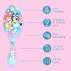 Wet Brush Bluey & Bingo Kids Midi Hair Brush, Smaller Size For Little Hands, Soft Bristles Detangle Knots With Ease, Ergonomic Handle, For All Hair Types, Limited Edition, Purple(Bluey & Bingo)