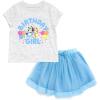 Heather Gray / Sky Blue