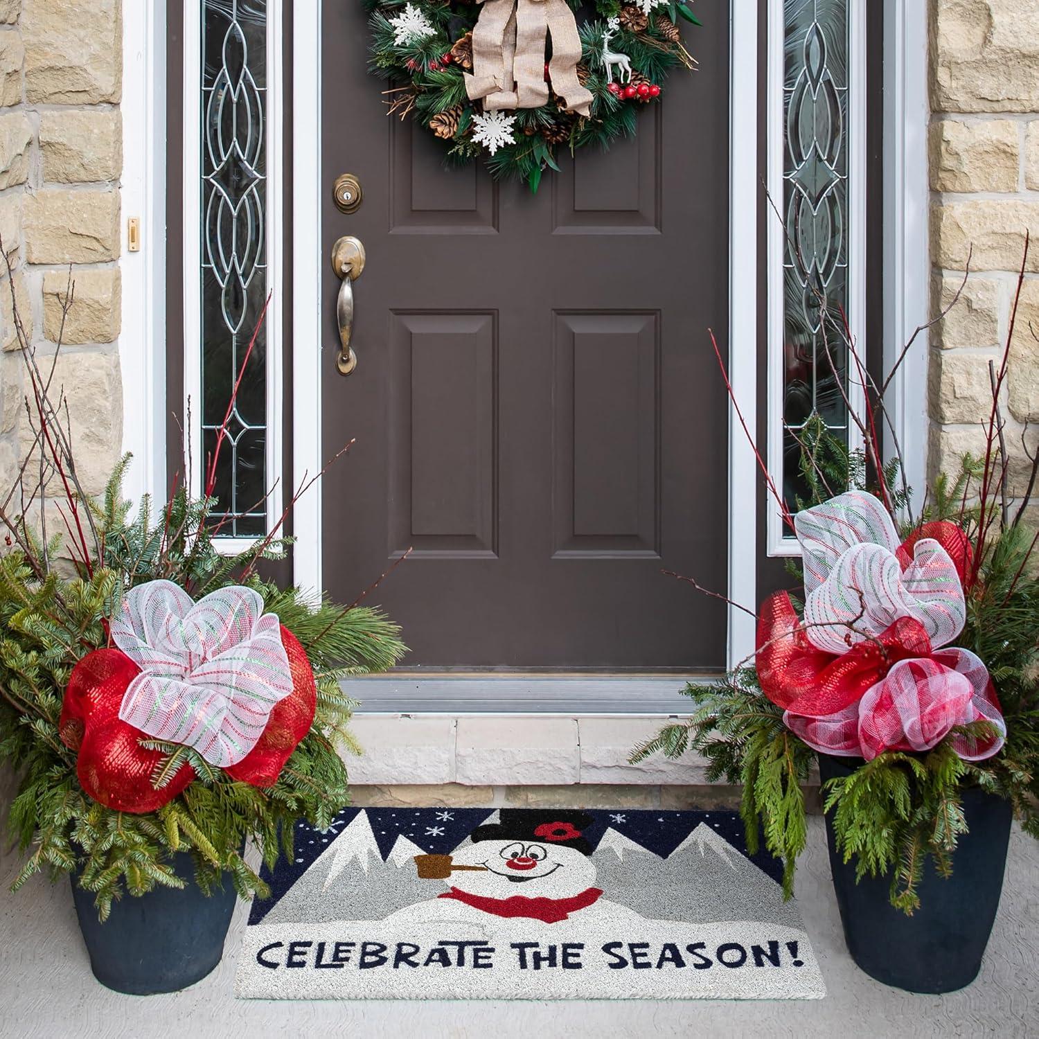 image:imageGertmenian Bluey Coir Doormat 2x3 Welcome Mat 2Pack Ideal for High Traffic Areas in Front Door Garage Entryway HiBluey Patch 80072Frosty BlueCelebrate