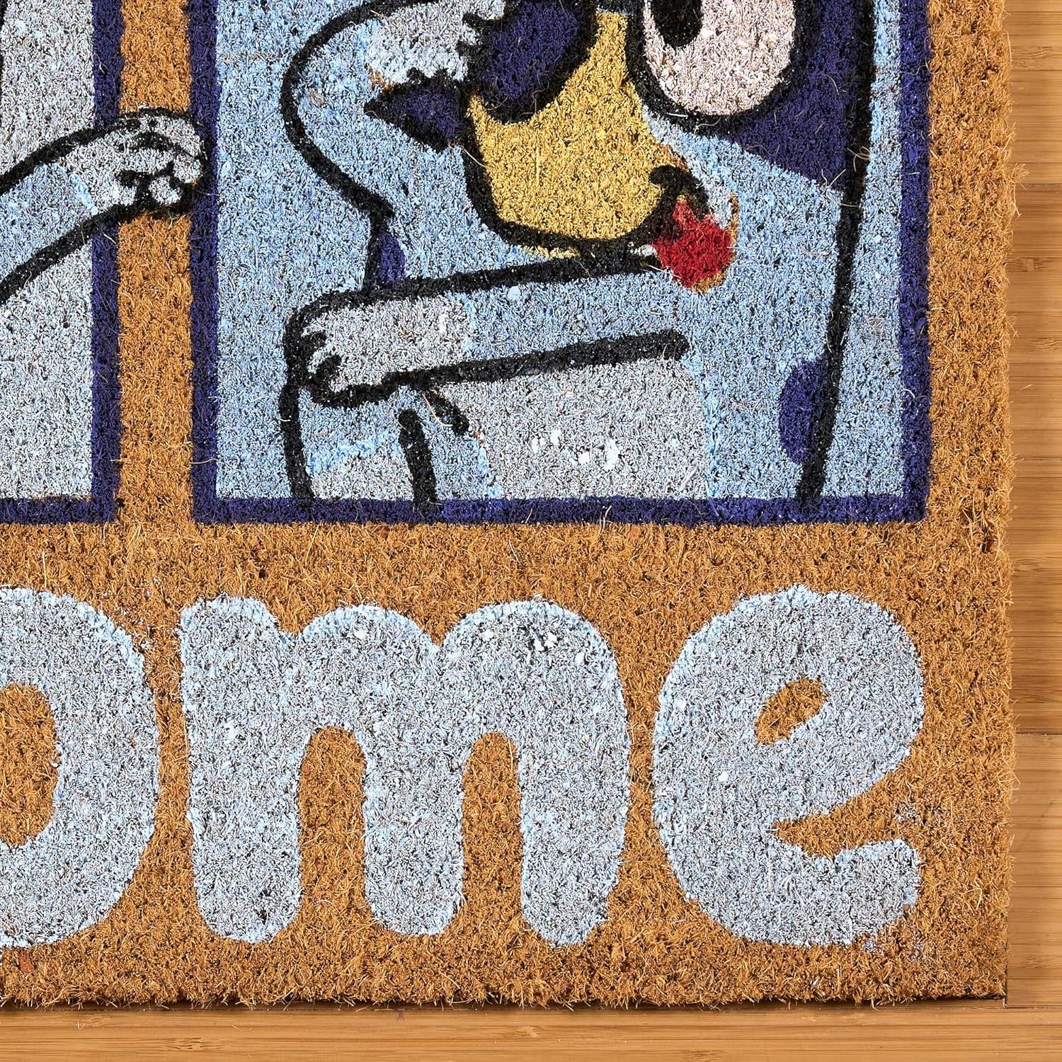 image:imageGertmenian Bluey Coir Doormat 2x3 Welcome Mat 2Pack Ideal for High Traffic Areas in Front Door Garage Entryway HiBluey Patch 80072HiBluey Patch