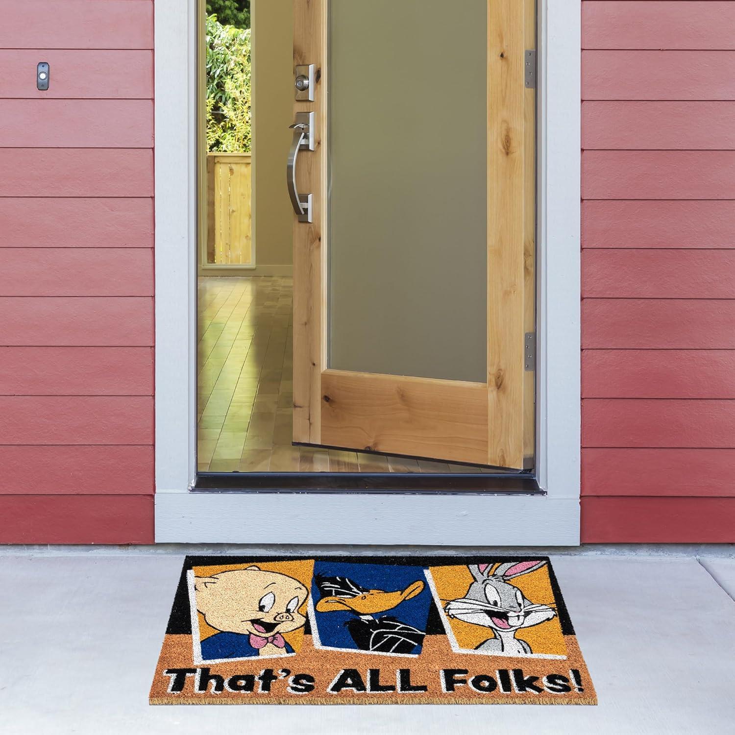 image:imageGertmenian Bluey Coir Doormat 2x3 Welcome Mat 2Pack Ideal for High Traffic Areas in Front Door Garage Entryway HiBluey Patch 80072Looney Tunes DocFolks