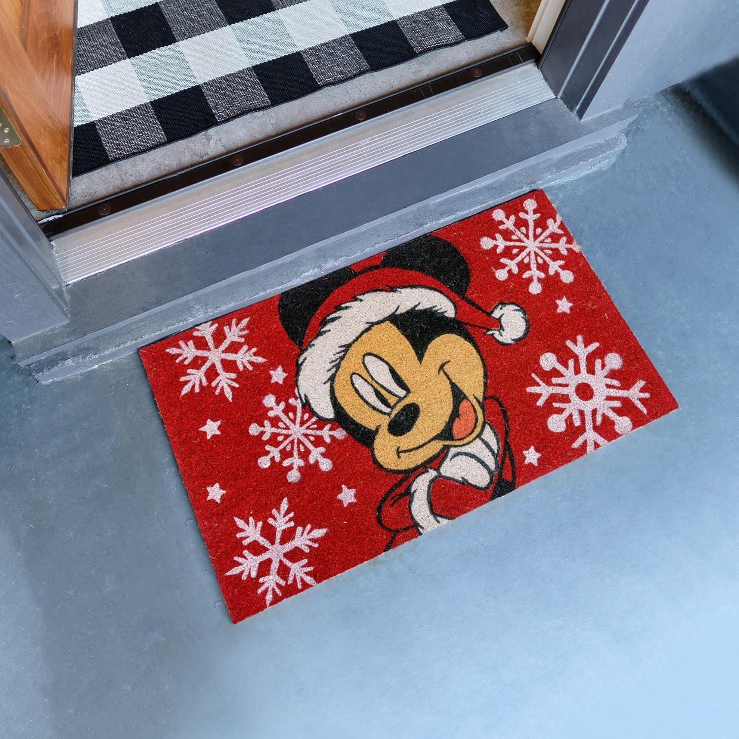 image:imageGertmenian Bluey Coir Doormat 2x3 Welcome Mat 2Pack Ideal for High Traffic Areas in Front Door Garage Entryway HiBluey Patch 80072Mickey Happy HolidaysSnowflakes
