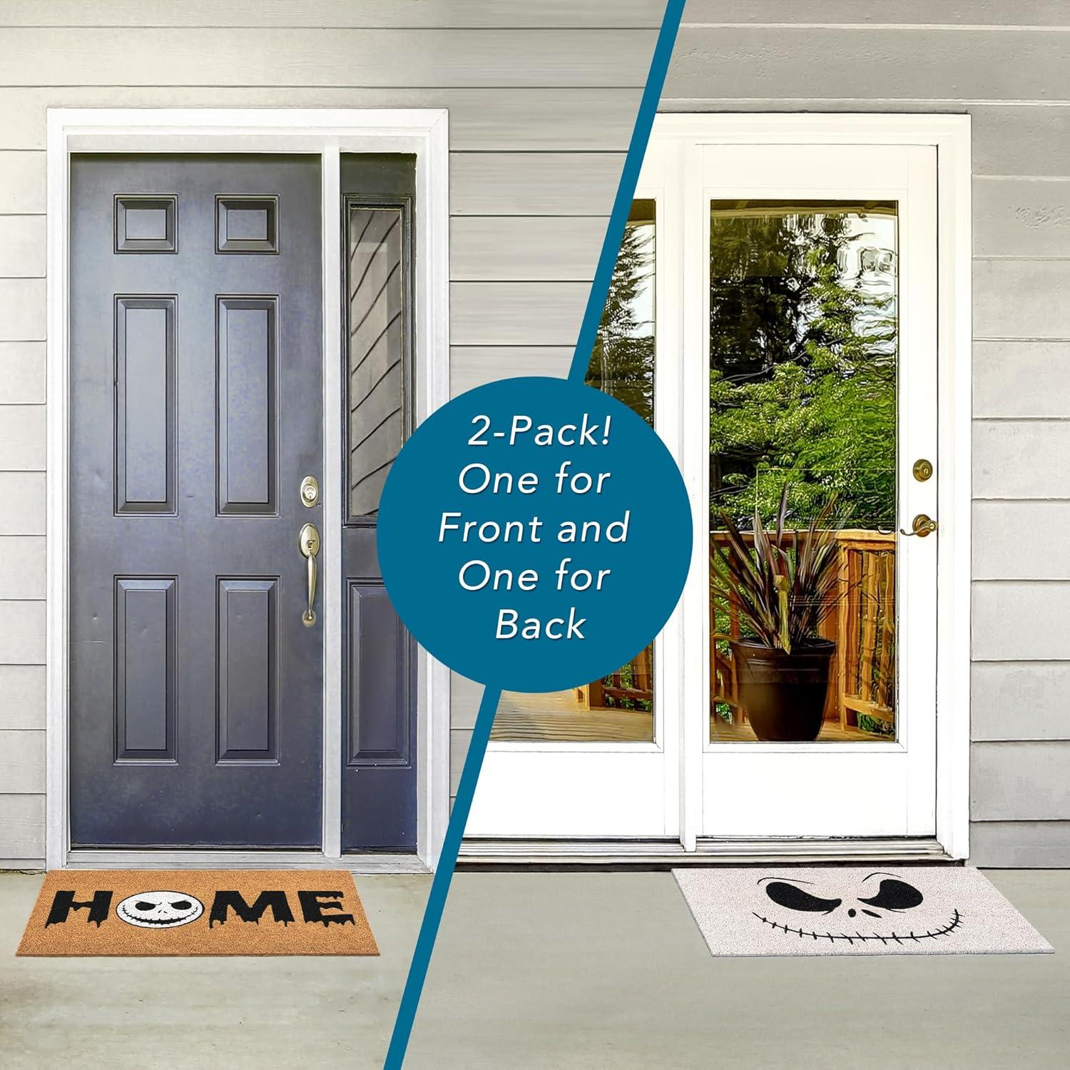image:imageGertmenian Bluey Coir Doormat 2x3 Welcome Mat 2Pack Ideal for High Traffic Areas in Front Door Garage Entryway HiBluey Patch 80072Nightmare Before Christmas HomeJack Skellington
