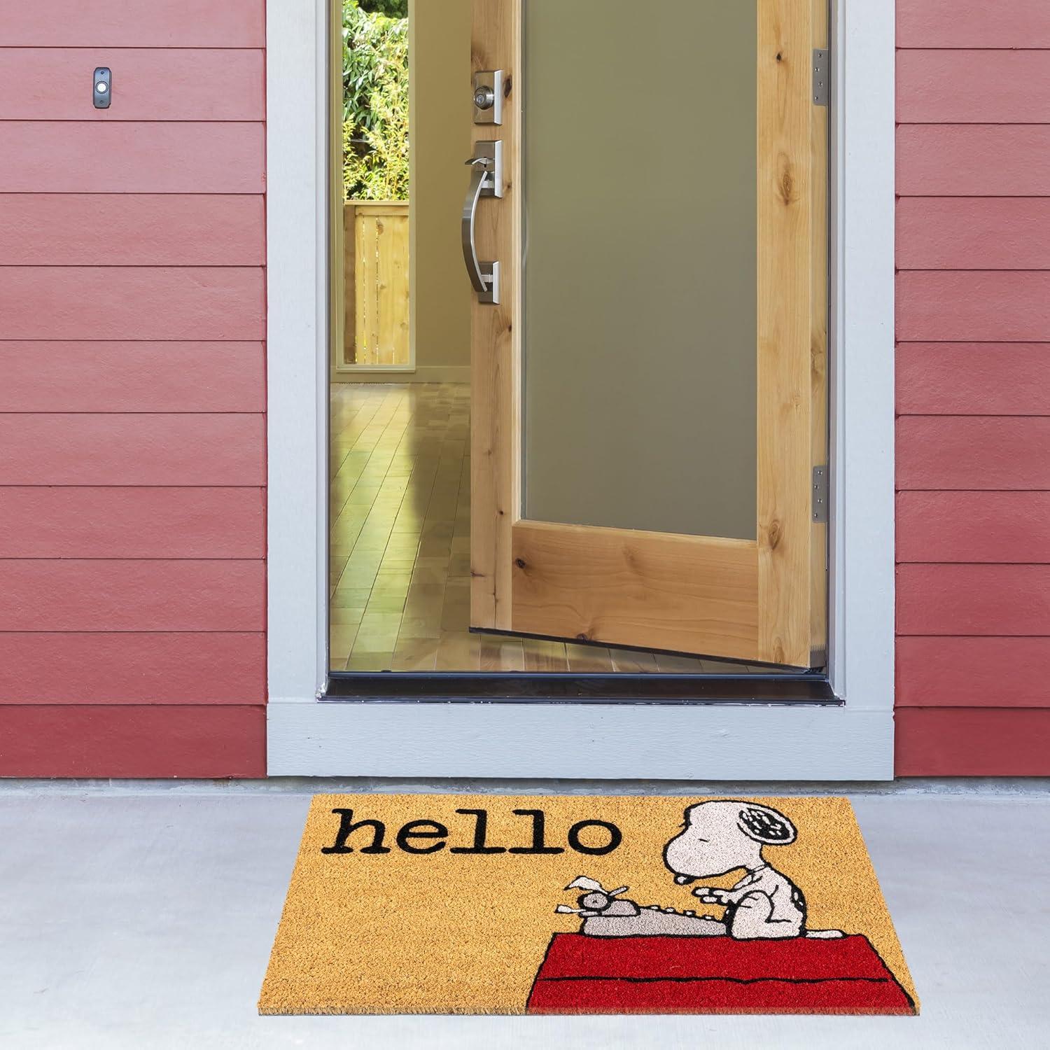 image:imageGertmenian Bluey Coir Doormat 2x3 Welcome Mat 2Pack Ideal for High Traffic Areas in Front Door Garage Entryway HiBluey Patch 80072Snoopy HelloWelcome