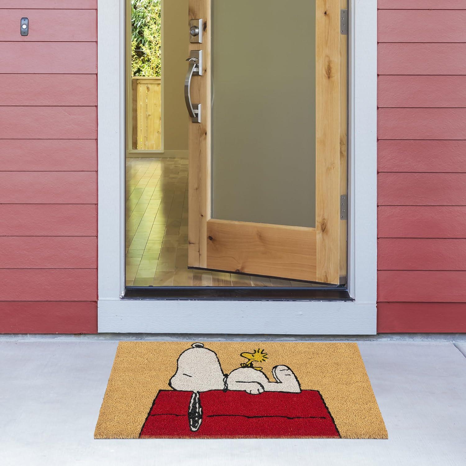 image:imageGertmenian Bluey Coir Doormat 2x3 Welcome Mat 2Pack Ideal for High Traffic Areas in Front Door Garage Entryway HiBluey Patch 80072Snoopy HousePeanuts Patch