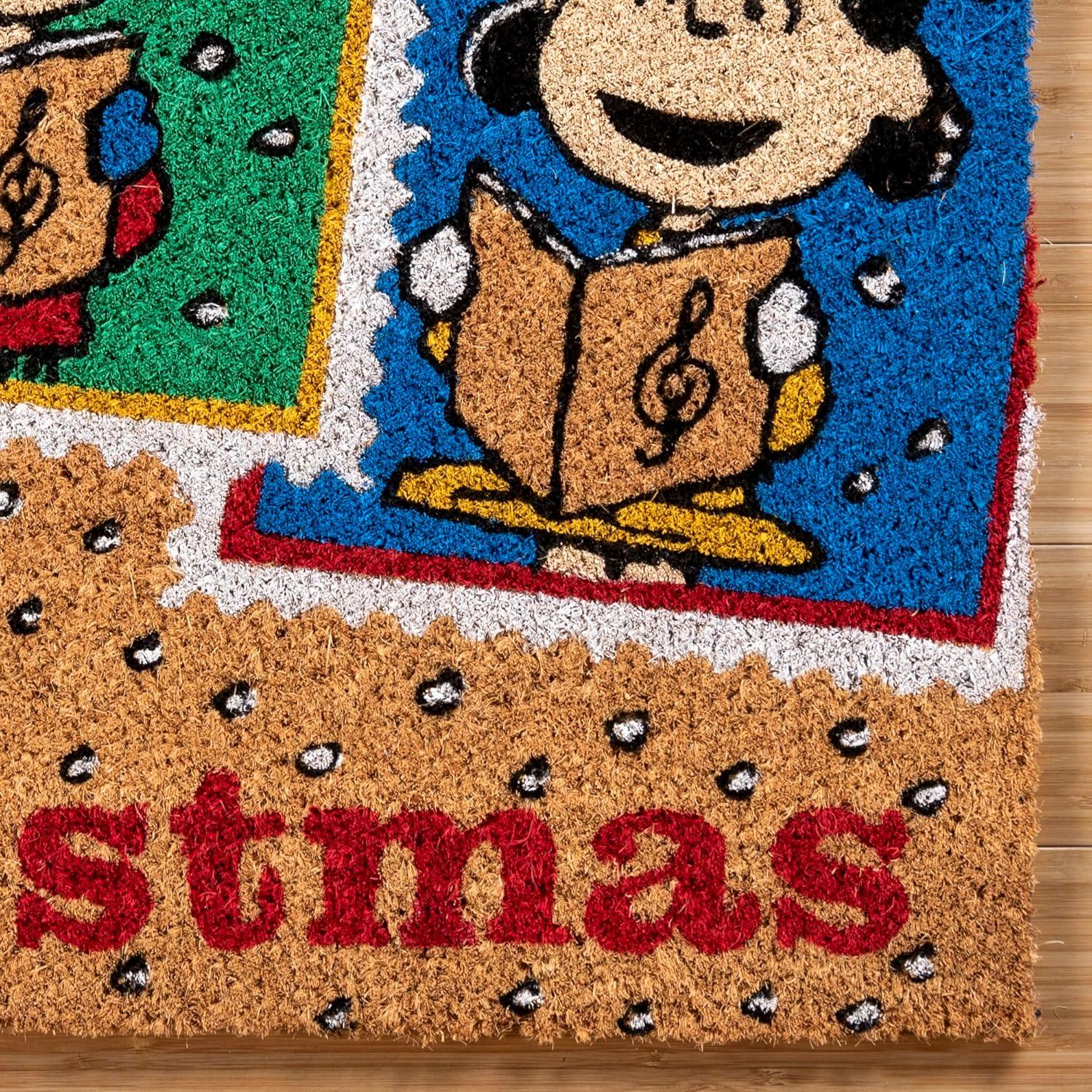 image:imageGertmenian Bluey Coir Doormat 2x3 Welcome Mat 2Pack Ideal for High Traffic Areas in Front Door Garage Entryway HiBluey Patch 80072Snoopy Peace Joy