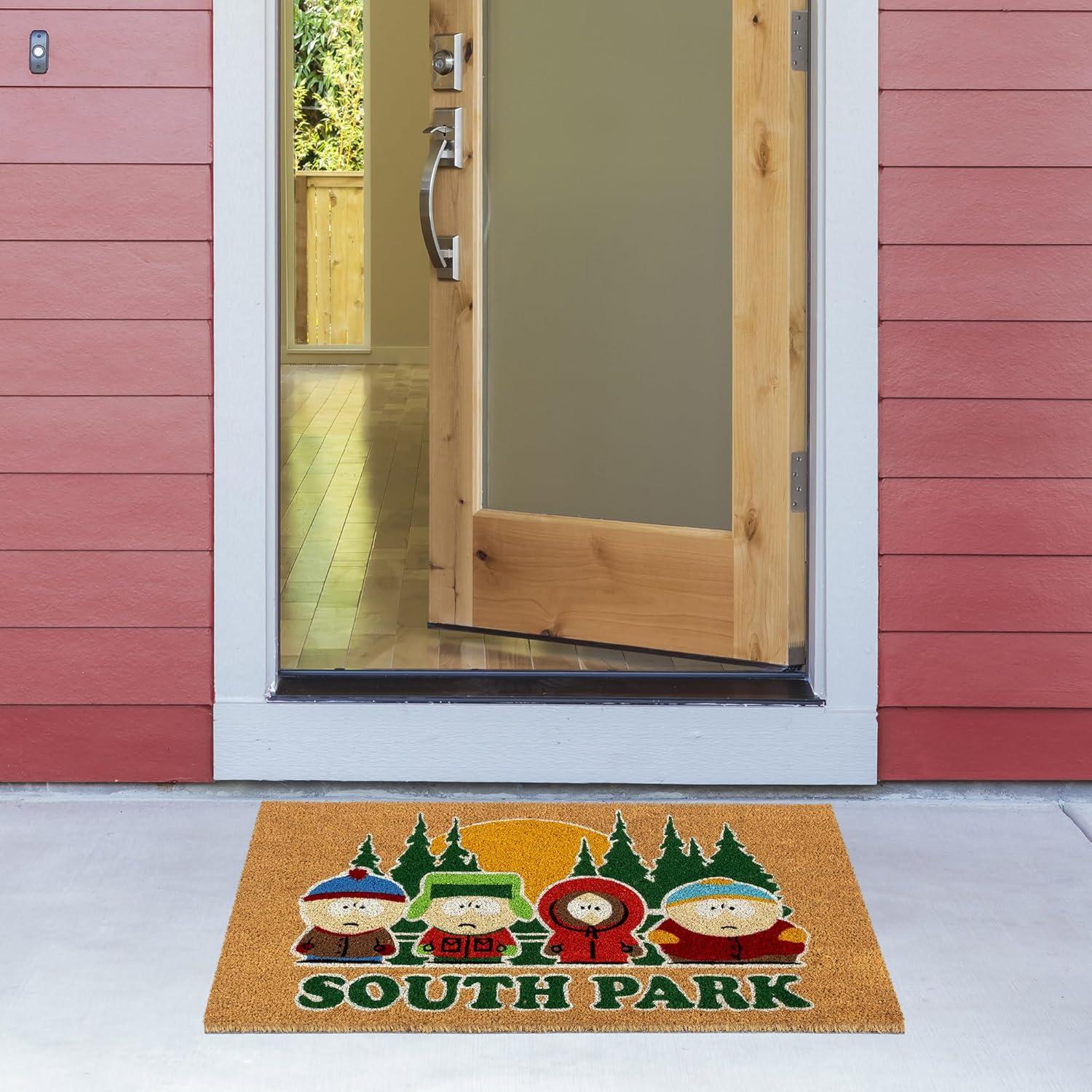 image:imageGertmenian Bluey Coir Doormat 2x3 Welcome Mat 2Pack Ideal for High Traffic Areas in Front Door Garage Entryway HiBluey Patch 80072South Park GangBlocks