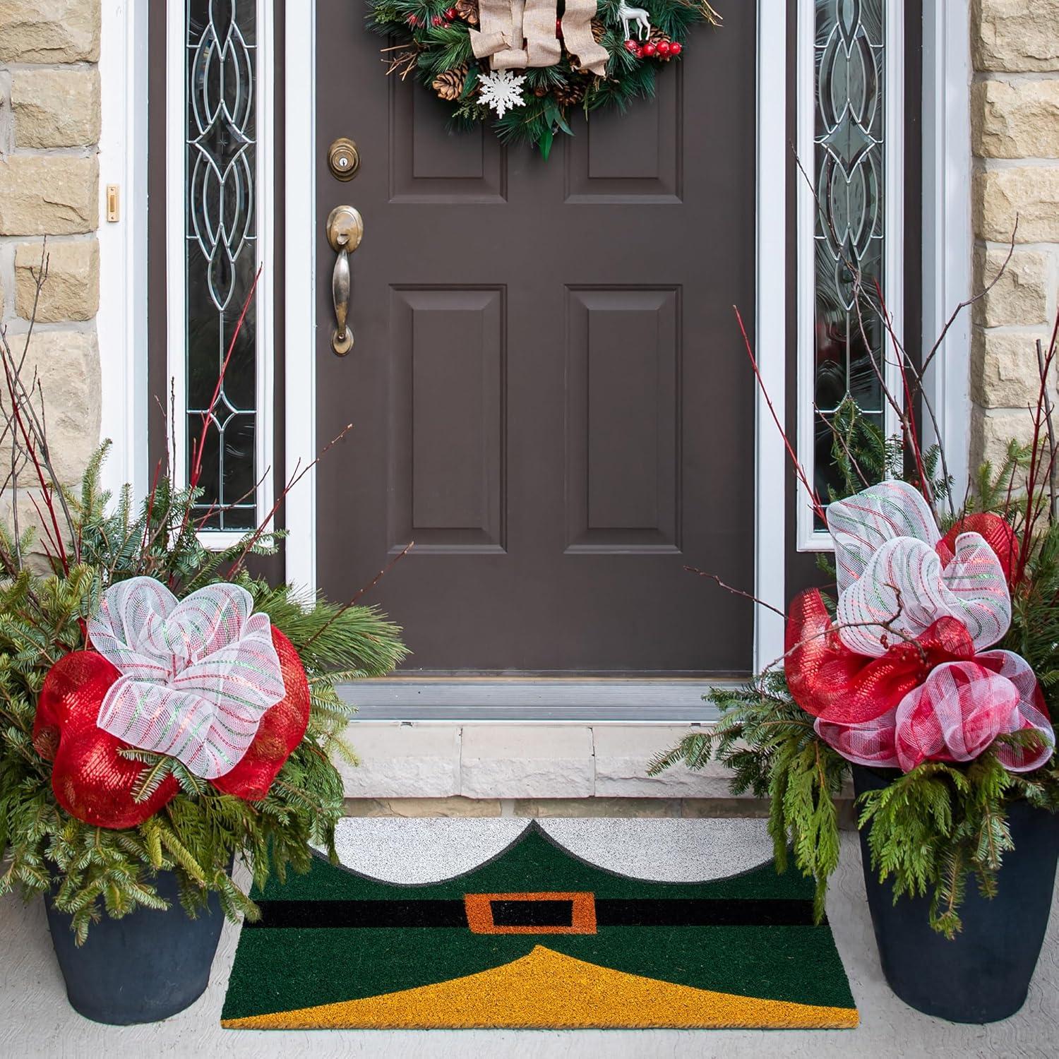 image:imageGertmenian Bluey Coir Doormat 2x3 Welcome Mat 2Pack Ideal for High Traffic Areas in Front Door Garage Entryway HiBluey Patch 80072The Elf OmgCostume