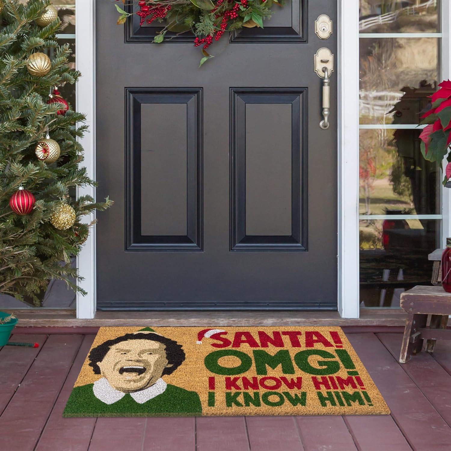 image:imageGertmenian Bluey Coir Doormat 2x3 Welcome Mat 2Pack Ideal for High Traffic Areas in Front Door Garage Entryway HiBluey Patch 80072The Elf OmgCostume