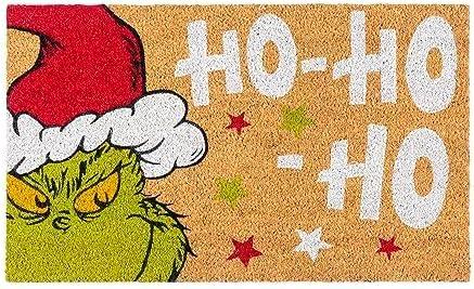 image:imageGertmenian Bluey Coir Doormat 2x3 Welcome Mat 2Pack Ideal for High Traffic Areas in Front Door Garage Entryway HiBluey Patch 80072The Grinch Ho Ho HoSanta