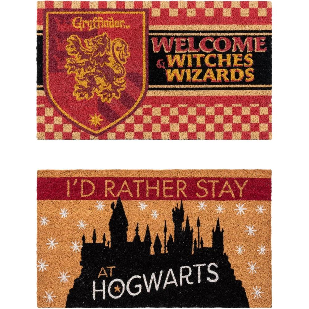 image:imageGertmenian Bluey Coir Doormat 2x3 Welcome Mat 2Pack Ideal for High Traffic Areas in Front Door Garage Entryway HiBluey Patch 80072Harry Potter HogwartsWitches