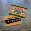 Gertmenian Bluey Coir Doormat – 2×3 Welcome Mat (2-Pack), Ideal for High Traffic Areas in Front Door, Garage, Entryway – Hi/Bluey Patch, 80072(Friends Central Perk/Welcome)