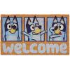 Gertmenian Bluey Coir Doormat – 2×3 Welcome Mat (2-Pack), Ideal for High Traffic Areas in Front Door, Garage, Entryway – Hi/Bluey Patch, 80072(Hi/Bluey Patch)