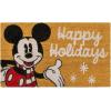 Gertmenian Bluey Coir Doormat – 2×3 Welcome Mat (2-Pack), Ideal for High Traffic Areas in Front Door, Garage, Entryway – Hi/Bluey Patch, 80072(Mickey Happy Holidays/Snowflakes)