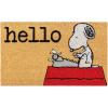 Gertmenian Bluey Coir Doormat – 2×3 Welcome Mat (2-Pack), Ideal for High Traffic Areas in Front Door, Garage, Entryway – Hi/Bluey Patch, 80072(Snoopy Hello/Welcome)