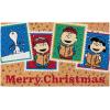 Gertmenian Bluey Coir Doormat – 2×3 Welcome Mat (2-Pack), Ideal for High Traffic Areas in Front Door, Garage, Entryway – Hi/Bluey Patch, 80072(Snoopy Peace & Joy)