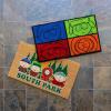 Gertmenian Bluey Coir Doormat – 2×3 Welcome Mat (2-Pack), Ideal for High Traffic Areas in Front Door, Garage, Entryway – Hi/Bluey Patch, 80072(South Park Gang/Blocks)