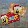 Gertmenian Bluey Coir Doormat – 2×3 Welcome Mat (2-Pack), Ideal for High Traffic Areas in Front Door, Garage, Entryway – Hi/Bluey Patch, 80072(Spongebob Santa/Ho Ho Ho)