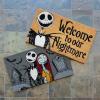 Gertmenian Bluey Coir Doormat – 2×3 Welcome Mat (2-Pack), Ideal for High Traffic Areas in Front Door, Garage, Entryway – Hi/Bluey Patch, 80072(Welcome Nightmare/Jack & Sally)