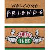 Gertmenian Bluey Coir Doormat – 2×3 Welcome Mat (2-Pack), Ideal for High Traffic Areas in Front Door, Garage, Entryway – Hi/Bluey Patch, 80072(Friends Central Perk/Welcome)