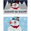Gertmenian Bluey Coir Doormat – 2×3 Welcome Mat (2-Pack), Ideal for High Traffic Areas in Front Door, Garage, Entryway – Hi/Bluey Patch, 80072(Frosty Blue/Celebrate)