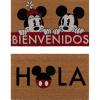 Gertmenian Bluey Coir Doormat – 2×3 Welcome Mat (2-Pack), Ideal for High Traffic Areas in Front Door, Garage, Entryway – Hi/Bluey Patch, 80072(Minnie Bienvenidos/Hola)