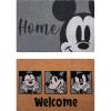 Gertmenian Bluey Coir Doormat – 2×3 Welcome Mat (2-Pack), Ideal for High Traffic Areas in Front Door, Garage, Entryway – Hi/Bluey Patch, 80072(Retro Mickey Home/Welcome)