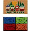 Gertmenian Bluey Coir Doormat – 2×3 Welcome Mat (2-Pack), Ideal for High Traffic Areas in Front Door, Garage, Entryway – Hi/Bluey Patch, 80072(South Park Gang/Blocks)