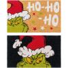 Gertmenian Bluey Coir Doormat – 2×3 Welcome Mat (2-Pack), Ideal for High Traffic Areas in Front Door, Garage, Entryway – Hi/Bluey Patch, 80072(The Grinch Ho Ho Ho/Santa)