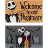 Gertmenian Bluey Coir Doormat – 2×3 Welcome Mat (2-Pack), Ideal for High Traffic Areas in Front Door, Garage, Entryway – Hi/Bluey Patch, 80072(Welcome Nightmare/Jack & Sally)