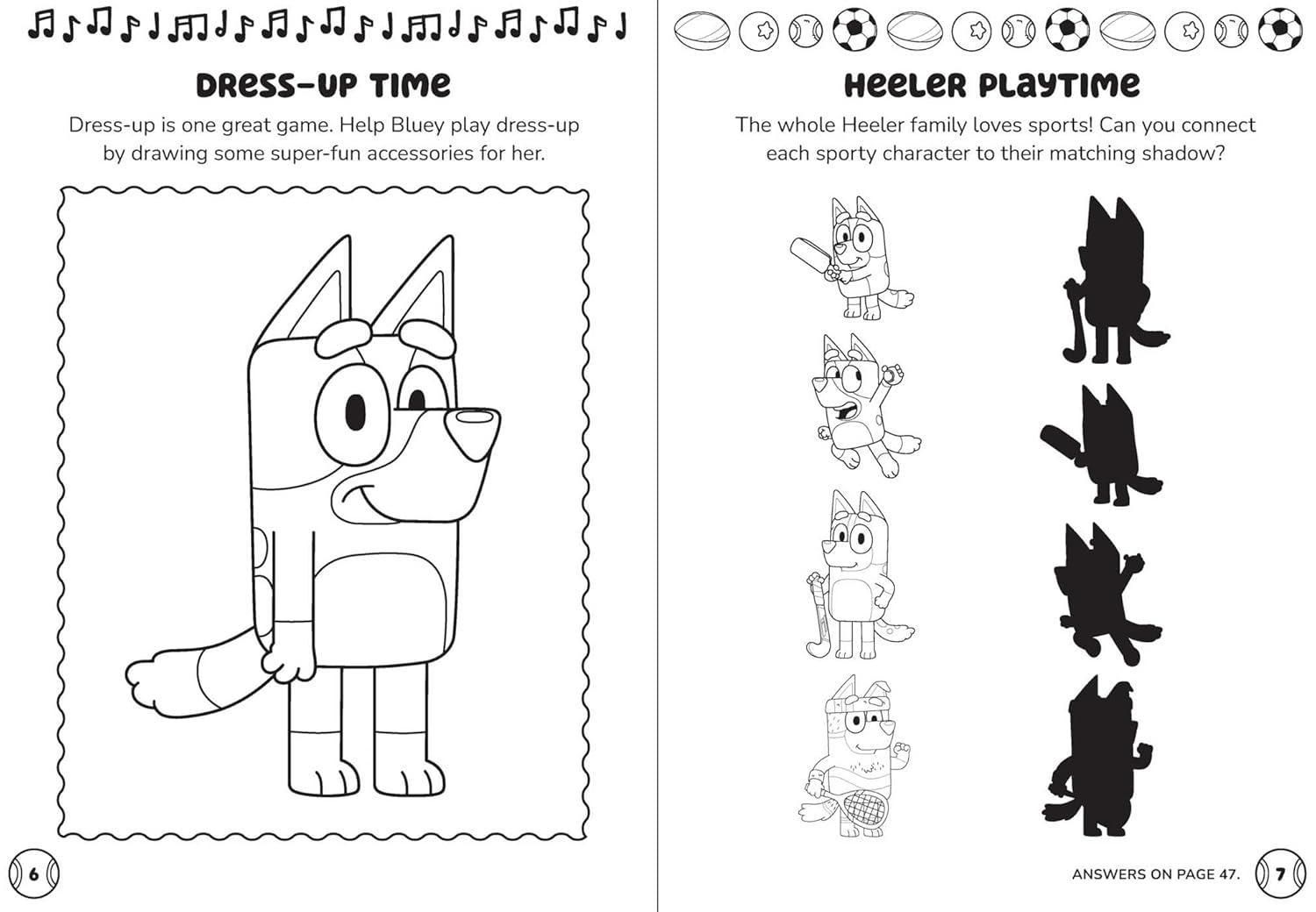 image:imageBluey Family Games Coloring amp Activity with Stackable Markers