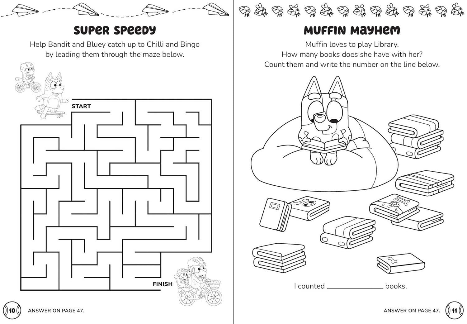 image:imageBluey Family Games Coloring amp Activity with Stackable Markers