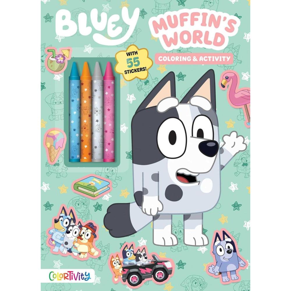 image:imageBluey Muffins World Color amp Activity with Crayons