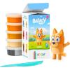 HEY CLAY Bluey & Friends – Air-Drying Clay for Kids – Arts and Crafts Creative Modeling Clay Kit Children Ages 4-8 (Bluey)(Bingo)