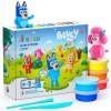 HEY CLAY Bluey & Friends – Air-Drying Clay for Kids – Arts and Crafts Creative Modeling Clay Kit Children Ages 4-8 (Bluey)(Full Set (6 Characters))