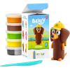 HEY CLAY Bluey & Friends – Air-Drying Clay for Kids – Arts and Crafts Creative Modeling Clay Kit Children Ages 4-8 (Bluey)(Snickers)