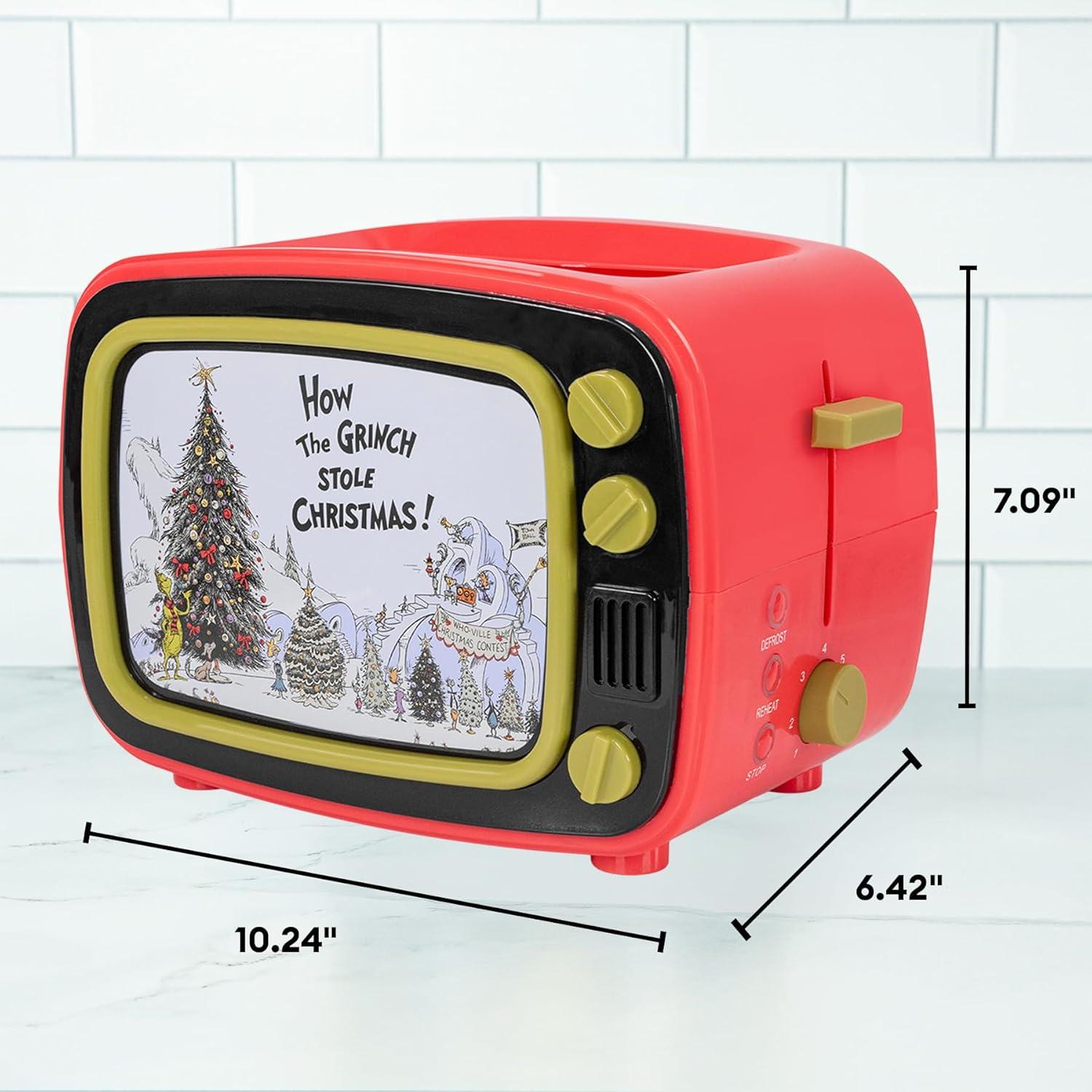 image:imageUncanny Brands Bluey Retro TV Toaster with Light Up Frame Two Slice Model with Bluey Toast Design Themed Kitchen ApplianceThe Grinch
