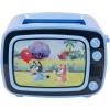 Uncanny Brands Bluey Retro TV Toaster with Light Up Frame, Two Slice Model with Bluey Toast Design, Themed Kitchen Appliance(Bluey)