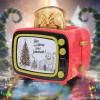 Uncanny Brands Bluey Retro TV Toaster with Light Up Frame, Two Slice Model with Bluey Toast Design, Themed Kitchen Appliance(The Grinch)