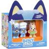 Bluey Fuzzies Episode Pack: Baby Race. with 3 Specially Flocked Collectible Mini-Figures (Incl. 1 Exclusive), Display Case, Foil Trading Card, and Collector’s Guide. 50 Mini-Figures to Collect!(Pavlova)