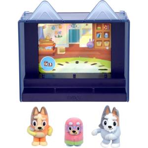 Bluey Fuzzies Episode Pack: Baby Race. with 3 Specially Flocked Collectible Mini-Figures (Incl. 1 Exclusive), Display Case, Foil Trading Card, and Collector’s Guide. 50 Mini-Figures to Collect!(Grannies)