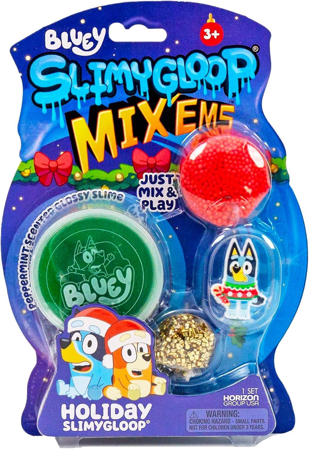 image:imageBluey SLIMYGLOOP MixEMS Muffin Cloud Slime MarshmallowScented Includes Glitter Foam Balls amp Collectible Muffin CharmBluey Holiday Peppermint