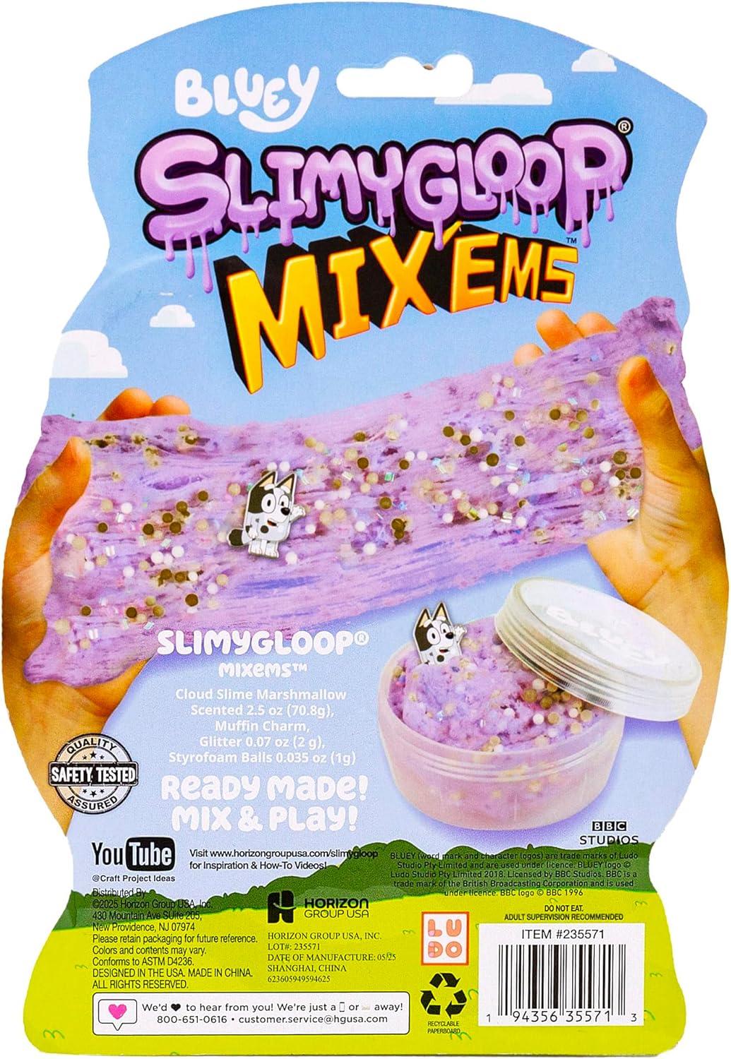 image:imageBluey SLIMYGLOOP MixEMS Muffin Cloud Slime MarshmallowScented Includes Glitter Foam Balls amp Collectible Muffin CharmBluey Muffin