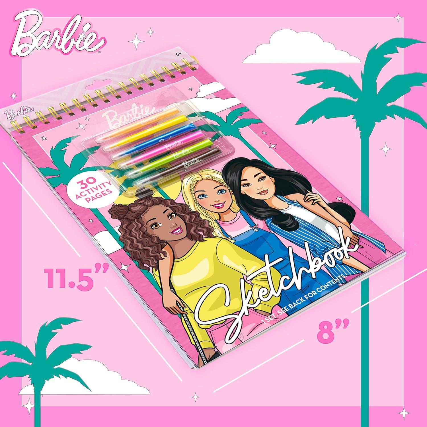 image:imageBluey Sketchbook 20Page Coloring Book with Bluey Stickers amp Glitter Pen Fun Art Supplies for Kids Great Kids GiftsBarbie