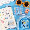 Bluey 1500+ Sticker Book, Includes Paper Letter Stickers, Bluey, Bingo, Bandit, Chilli & More, Large & Small Sizes, Great Kids Stationery