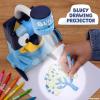 Bluey Draw ’N Create Projector Toy, Includes Slides to Trace & Color Scenes with Crayons, Batteries Required